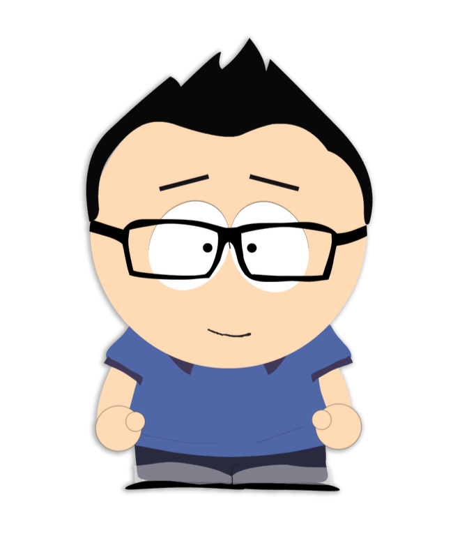 An avatar of Michael Eisenbraun using the South Park Avatar Creator